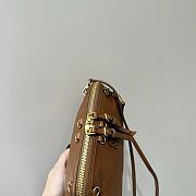 Bagsaaa Miu Miu Aventure nappa leather bag in oak brown - 24cm - 2