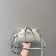 Bagsaaa Miu Miu Aventure nappa leather bag in white - 24cm - 1