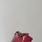 Bagsaaa Miu Miu Aventure nappa leather bag in red - 24cm - 4