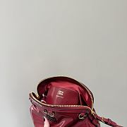 Bagsaaa Miu Miu Aventure nappa leather bag in red - 24cm - 3