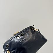 Bagsaaa Miu Miu Aventure nappa leather bag in black - 24cm - 2