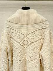 Bagsaaa Loro Piana cashmere zip-up cardigan cream - 2