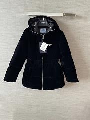 Bagsaaa Prada Reversible Aspen Jacket in faux fur black - 4