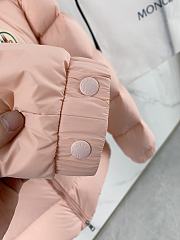 Bagsaaa Moncler Selle 2-in-1 cropped down jacket in light pink - 4
