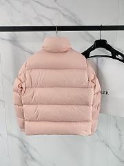 Bagsaaa Moncler Selle 2-in-1 cropped down jacket in light pink - 2
