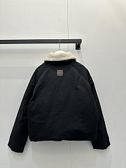 Bagsaaa Loewe puffer jacket in black cotton-blend technical fabric - 4