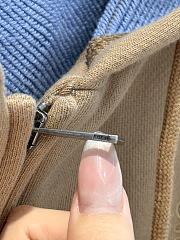 Bagsaaa Loewe Zip-up hoodie in cotton beige - 3