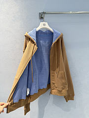 Bagsaaa Loewe Zip-up hoodie in cotton beige - 2