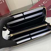 Bagsaaa Gucci GG Marmont zip around wallet 837758 black - 19cm - 3