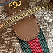 Bagsaaa Gucci Vanity medium top handle bag 857799 beige and brown - 27.5cm - 3