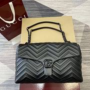 Bagsaaa Gucci GG Marmont large shoulder bag 850659 black - 37.5cm - 1