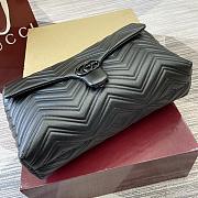 Bagsaaa Gucci GG Marmont large shoulder bag 850659 black - 37.5cm - 4