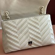 Bagsaaa Gucci GG Marmont medium shoulder bag 850676 ivory - 31cm - 3