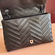 Bagsaaa Gucci GG Marmont medium shoulder bag 850676 black - 31cm - 4