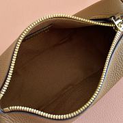 Bagsaaa Gucci Half Horsebit mini bag 860784 brown leather - 19cm - 2