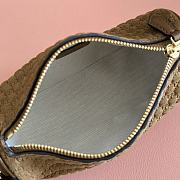 Bagsaaa Gucci Half Horsebit mini bag 860784 brown suede - 19cm - 3