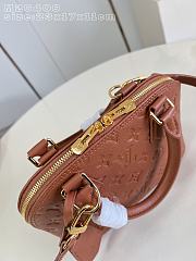 Bagsaaa Louis Vuitton Alma BB handbag in Monogram Empreinte M26409 brown - 23cm - 4