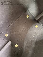 Bagsaaa Louis Vuitton Bella bucket bag in dark brown with shearling - 22cm - 2