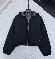 Bagsaaa Louis Vuitton Short Hooded Parka in black - 1