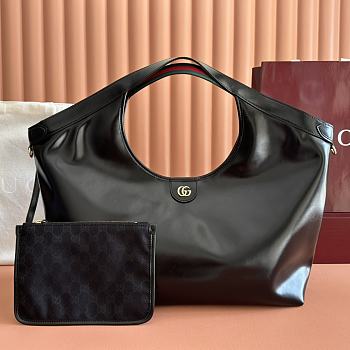 Bagsaaa Gucci Giglio large tote bag 853971 black - 42 (60)cm