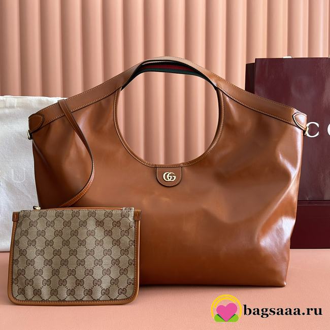 Bagsaaa Gucci Giglio large tote bag 853971 brown - 42 (60)cm - 1