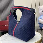 Bagsaaa Gucci Giglio large tote bag 853971 dark blue - 42 (60)cm - 4