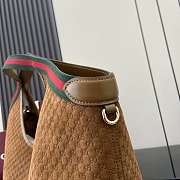 Bagsaaa Gucci Giglio large tote bag 853971 brown suede - 42 (60)cm - 4