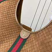 Bagsaaa Gucci Giglio large tote bag 853971 brown suede - 42 (60)cm - 3