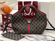Bagsaaa Gucci Giglio small tote bag 860845 denim black - 25cm - 1