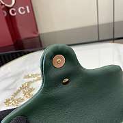 Bagsaaa Gucci GG Marmont mini shoulder bag 841290 green - 17cm - 4