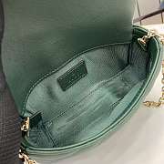 Bagsaaa Gucci GG Marmont mini shoulder bag 841290 green - 17cm - 3