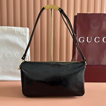 Bagsaaa Gucci Half Horsebit medium shoulder bag 860787 black - 31.5cm