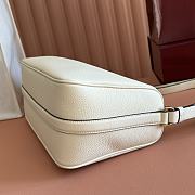Bagsaaa Gucci Half Horsebit medium shoulder bag 860787 white - 31.5cm - 3