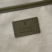 Bagsaaa Gucci Half Horsebit medium shoulder bag 860787 green suede - 31.5cm - 2