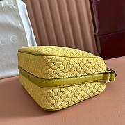 Bagsaaa Gucci Half Horsebit medium shoulder bag 860787 yellow suede - 31.5cm - 4