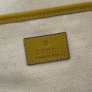 Bagsaaa Gucci Half Horsebit medium shoulder bag 860787 yellow suede - 31.5cm - 2