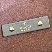 Bagsaaa Gucci Softbit maxi shoulder bag 837466 green suede - 46cm - 3