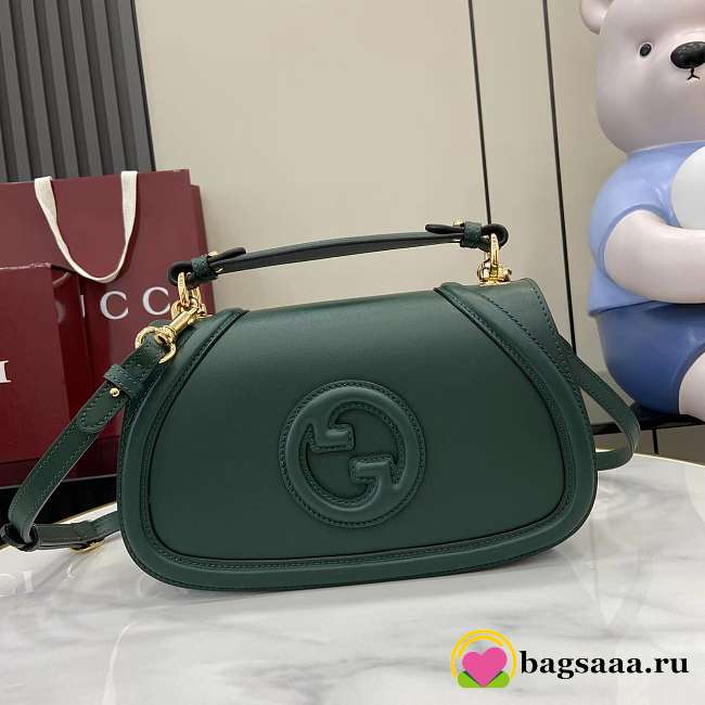 Bagsaaa Gucci Blondie Small Top Handle Bag 815714 green - 27 x 17 x 7cm - 1