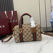 Bagsaaa Gucci Mini GG handbag 859975 beige and brown GG canvas - 20cm - 1