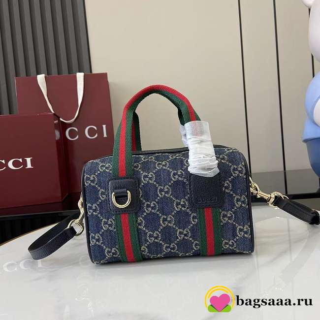 Bagsaaa Gucci Mini GG handbag 859975 blue denim - 20cm - 1