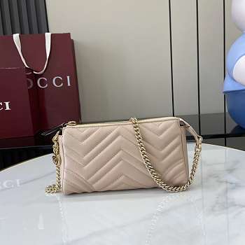 Bagsaaa Gucci GG Marmont small shoulder bag 847589 light pink - 20cm