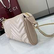 Bagsaaa Gucci GG Marmont small shoulder bag 847589 light pink - 20cm - 4