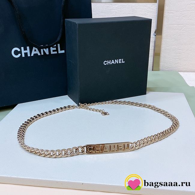 Bagsaaa Chanel gold-tone chain belt - 1