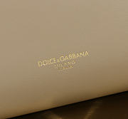 Bagsaaa Dolce & Gabbana Marlene top handle bag in taupe - 30cm - 3