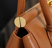 Bagsaaa Dolce & Gabbana Marlene top handle bag in brown - 30cm - 4