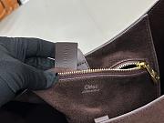 Bagsaaa Chloé small Marcie hobo bag in dark brown suede material - 29cm - 4