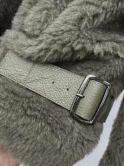 Bagsaaa Max Mara Teddy Bear Icon coat in green alpaca and wool-blend fabric - 2