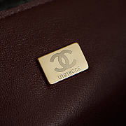 Bagsaaa crocodile-embossed Chanel Cerf or Executive tote bag in black - 40cm - 4