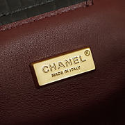 Bagsaaa crocodile-embossed Chanel Cerf or Executive tote bag in black - 40cm - 3