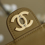 Bagsaaa Chanel 2.55 Classic Flap shoulder bag in beige suede - 33cm - 3